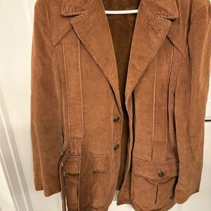 Brown Corduroy Women's Jacket